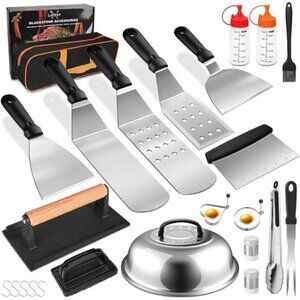Griddle Accessories Kit, 24Pcs Grilling Accessories Set for Blackstone